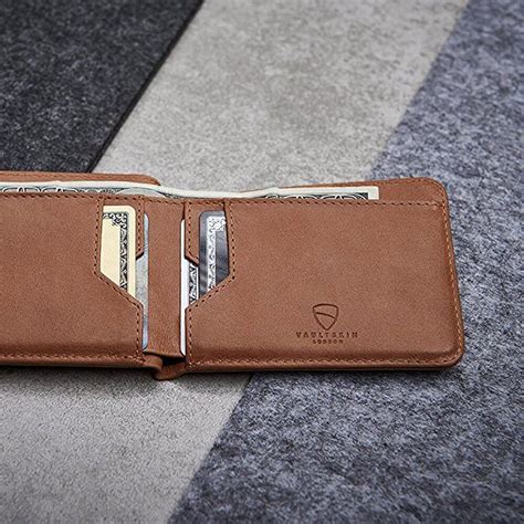 vaultskin manhattan slim bifold wallet with rfid protection|vaultskin uk.